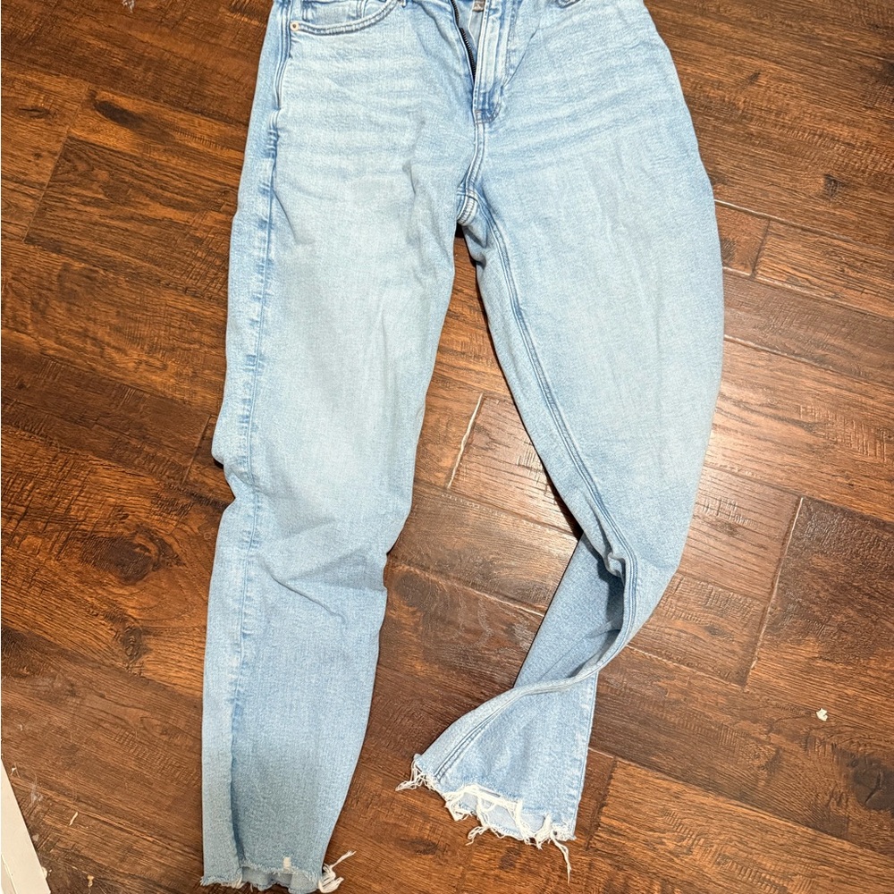 American Eagle Outfitters Light Blue Straight Leg Jeans